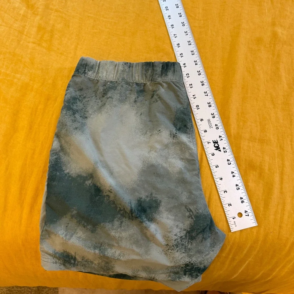 REI Co-op Mens Hiking Shorts Green Grey Tie Dye Ripstop Large Outdoor Trail
